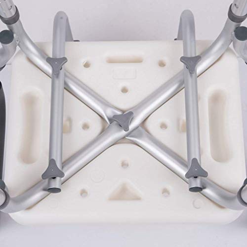 Chaise élévatrice de baignoire blanche avec bras réglable