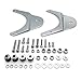 HTTMT MT503-004-CD Chrome Rear Docking Hardware Kit Compatible with 1997-2008 Harley Davidson Touring Road King Road Glide Electra Glide Standard Street Glide(except FLHTCUI and '07-'08 FLHRSE)