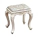 Sièges De Coiffeuse Tabouret Avec Dossier Coiffeuse tabouret chaise rembourrée maquillage rembourré rembourré coiffeur tabouret de maquillage siège baroque piano chaise blanche avec des tabouret de ré