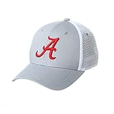 Campus Hats Zephyr Alabama Red Grey Bama Custom Big Rig Mesh Snapback Trucker Adjustable Adult Top...