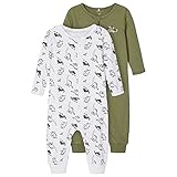 name it bimbo 0-24 nbmnightsuit 2p zip loden dino noos pigiamino per bambino e neonato ,loden green,50