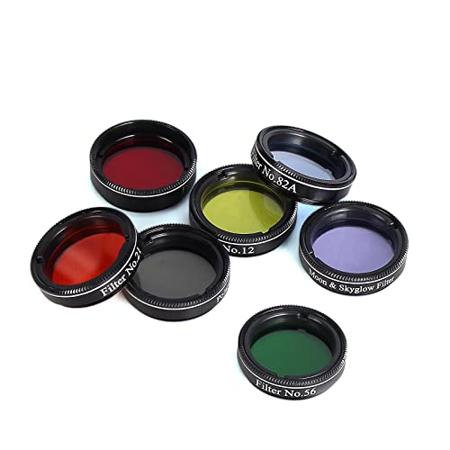 Celticbird 14 Piece Telescope Accessory Kit - 1.25" Telescope Eyepiece And Filter Set With A Sturdy Carry Case - 5Pcs Plossl Telescope Eyepieces - 2X Barlow Lens - 7Pcs Filters #TOP3