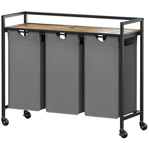Lifewit 23040 Rollbarer Wäschekorb-Organizer 120L