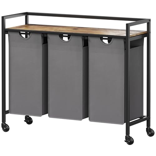 Lifewit 23040 Rollbarer Wäschekorb-Organizer 120L
