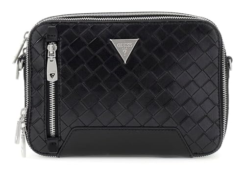 Guess Torino Camera Bag double zip petit sac homme noir taille unique