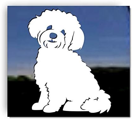 Teddy Bear Dog | Zuchon Shishon Bichon Shih Tzu Mixed Breed NickerStickers Vinyl Dog Window Decal