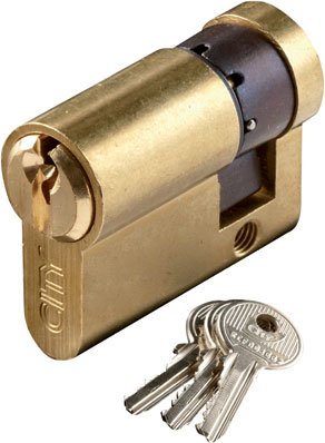 ISEO FRANCE SAS (CAVERS) CYL30535 Demi-Cylindre City ISEO 30x10mm Laiton Poli-varié V03 KCF005503-520930127V03