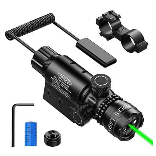 EZshoot Green Laser Sight Green Dot 532nm Scope with 20mm Picatinny Mount