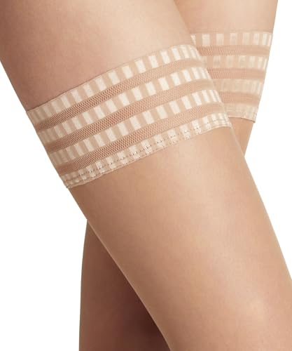 Image of FALKE Women's Pure Matt 20 Denier Sheer Thigh Highs, 1 Pair