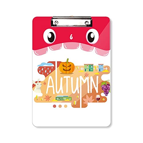 Dossier à tête plate A4 automne pour organiser vos notes de bureau