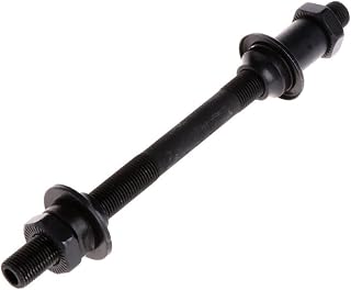 Eixo Traseiro Furado 145mm Preto Para Bicicleta C/Blocagem