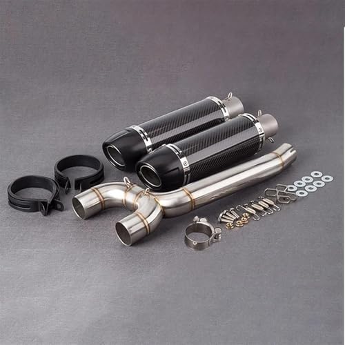 Pot d'échappement carbone Yamaha FZ6 pour remplacer un système d'origine rouillé