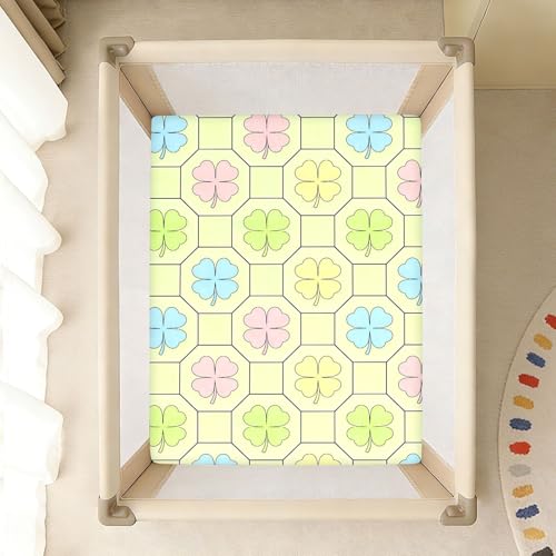 Drap de berceau extensible en coton bio doux évitant les plis du lit - 8