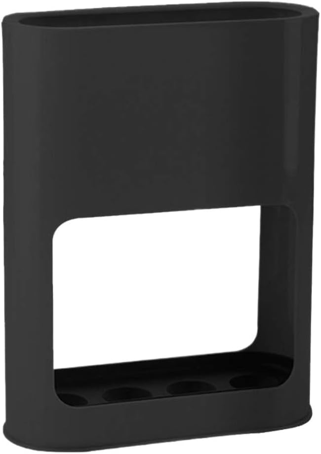 Space Saving Umbrella Rack - Black Door Storage Solution for Home Entrance, Stylish Umbrella Holder, Compact & Functional Umbrella Bucket