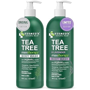 Tea Tree Oil Body Wash Original & Lavender Limited Edition MaxTherapy