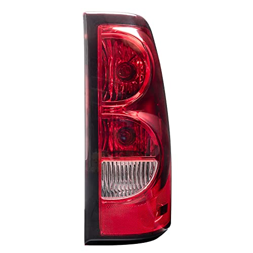 Right Passenger Side Rear Tail Light Assembly Compatible With 2003-2006 Chevy Silverado 1500 2500 3500 Tail Light Rear Brake Lamps Replacement Taillights With Bulbs #TOP5