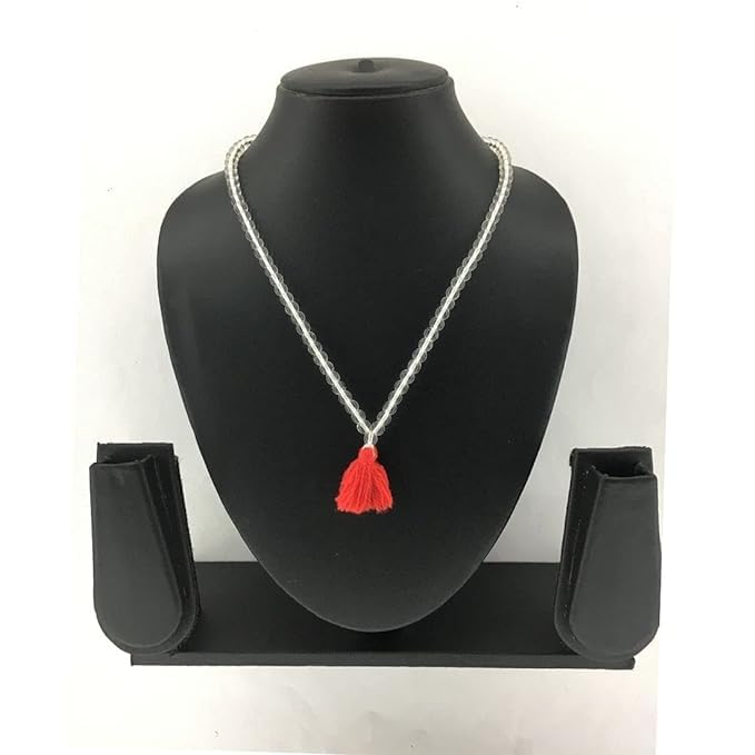 Sphatik Mala, Small Beads स्फटिक की माला Quartz/Rock Crystal