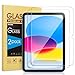 SPARIN 2 Pack Screen Protector for iPad (A16) 11th/10th Generation (2025/2022), 9H Hardness Tempered Glass Film, Scratch Resistant, HD-Clear