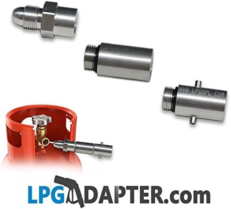 Refill Autogas Propane Bottle Adapter - UK Bottle (for use with caravan camper cooking motorhome)