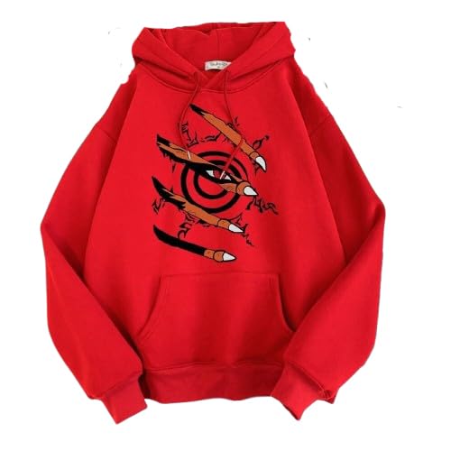 comic street Kurama Ninjutsu | Harajuku Hoody | Anime Clothing | Men Hoodie Sweatshirt | Streetwear Hoodies | Fashion Casual | Loose Oversized Clothes-picture-57
