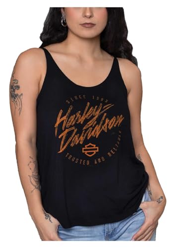 Harley-Davidson Women's Distressed Sketchy Sleeveless Tank