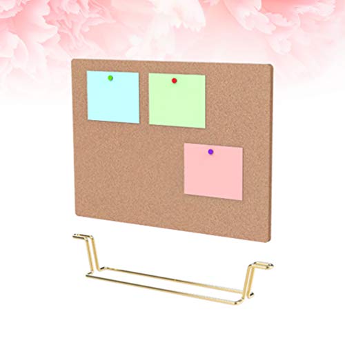 Toyandona Cork Board Bulletin Board With Metal Stand, 12.6X9 Inch Notice Message Pin Board, Desktop Memo Board, Perfect For Home Office School Decor #TOP7