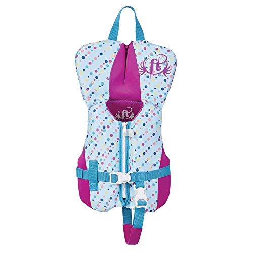 Full Throttle 142200-505-000-19 Hinged Rapid-Dry Flex-Back Vest - Polka Dot, Infant