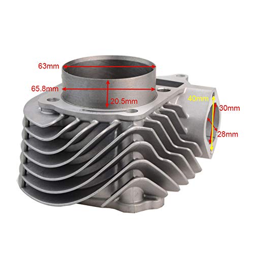 Goofit 62.5Mm Big Bore Cylinder Head Valves Replacement For 4 Stroke Gy6 B 170Cc 180Cc 200Cc 1P63Qml Engine Chinese Atv Quad 4 Wheeler Go Kart Scooter #TOP3