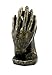 Bellaa 24803 Hand Statues by Rodin's The Cathedral Soulmates Lovers Sculpture Perfect Wedding 11 inch Bronze Color