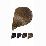 【MATERIAL】: 100% cabello humano real, sin mezcla sintética, sin mezcla de tejidos de animales
