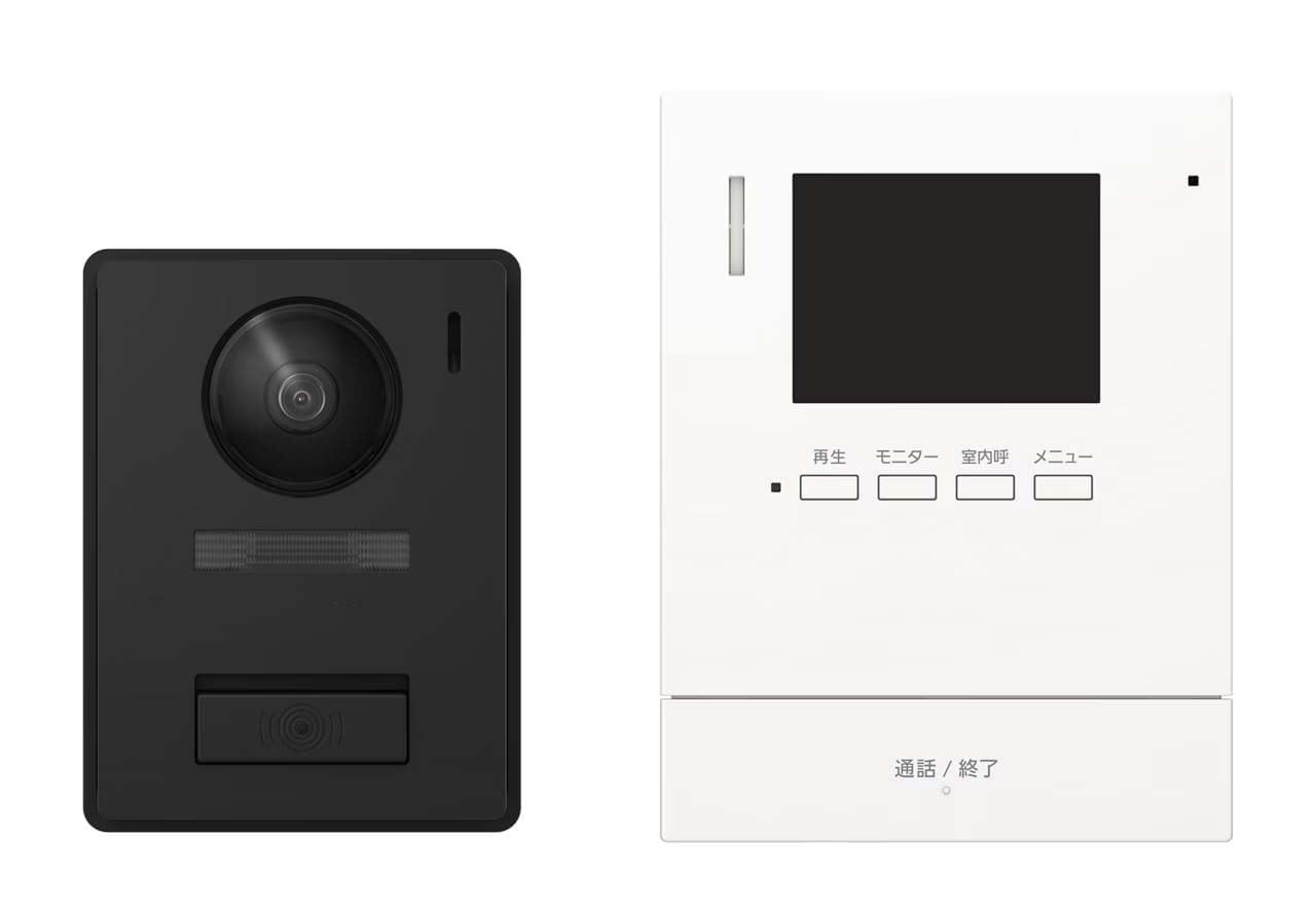 Amazon.co.jp: テレビドアホン 電源直結式 代理応答機能 外にも火災 
