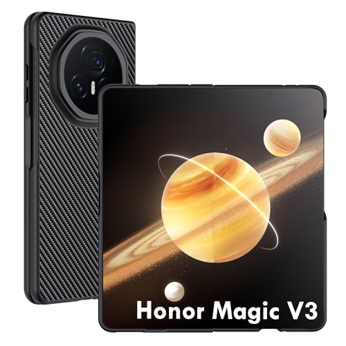 Effcotuo Handyhülle für Honor Magic V3 Hülle Ultra Thin Stoßfest Case Handyhülle Schutzhülle Shock Absorption passt Kompatibel mit Honor Magic V3 Hülle - Schwarz