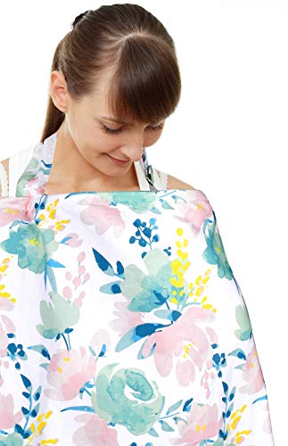 Nursing Cover for Moms: Baby Breastfeeding Apron with Wide Privacy Hider