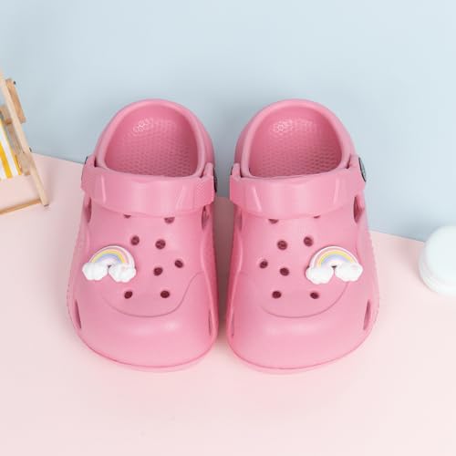 Image of Casazoe Toddler Boys Girls Cute Garden Clogs Kids Slip On Water Shoes EVA Lightweight Summer Slipper Slides Baby Comfort Sandals Children Outdoor Shower Beach Pool Play Shoes