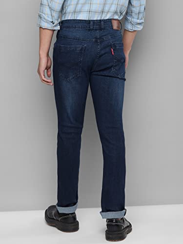 Image of Allen Cooper Slimmy Comfortable Mid Rise Denim Jeans for Men
