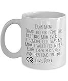Personalized Dog Mom Mug Gift - Dear Dog Mom- 11OZ Coffee Mug