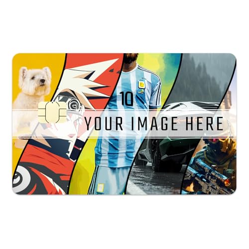 Prsonalisierte Kreditkarten Skin Aufkleber – Gestalte mit Deinem eigenen Bild oder Foto, Karten Aufkleber, Kreditkarten Sticker, Credit Card Skin Cover, Customized Credit Card Sticker (Small Chip) Prsonalisierte Kreditkarten Skin Aufkleber – Gestalte mit Deinem eigenen Bild oder Foto, Karten Aufkleber, Kreditkarten Sticker, Credit Card Skin Cover, Customized Credit Card Sticker (Small Chip)