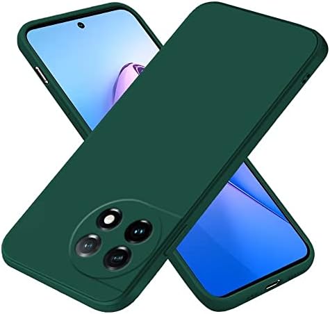 EASSGU Etui do OnePlus 11 5G 6.7" Inches, miękka silikonowa pokrywa TPU - jasny cyjan
