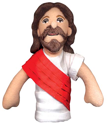 The Unemployed Philosophers Guild Jesus Christ Magnetic Personality - Plush Finger Puppet and Refrigerator Magnet, Approx 4