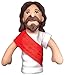 The Unemployed Philosophers Guild Jesus Christ Finger Puppet and Refrigerator Magnet - For Kids and Adults