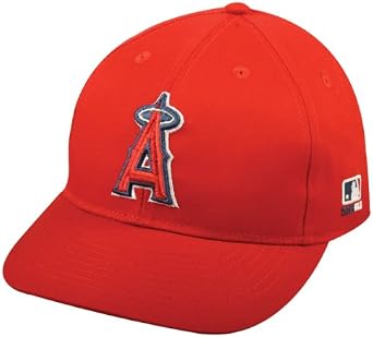 Outdoor Cap Anaheim Angels of Los Angeles Youth MLB Replica Cap, Red, Official Hat of Little League and Adult Softball/Baseball Teams