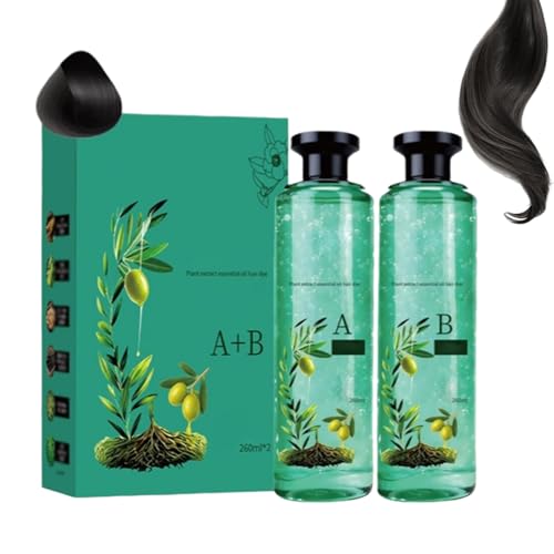 Tinte Capilar Mujer | Cubrecanas 2 Unidades,Kit de Tinte para Cabello - Para Mujeres Hombres Mayores Uso en Casa y Rutina Diaria