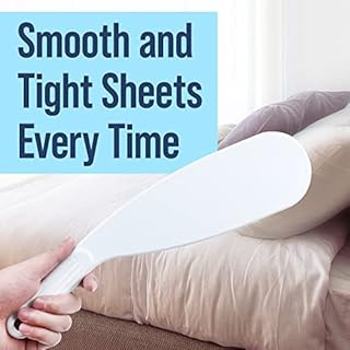 Extra Long Bed Sheet Tucker Tool for Making Your Bed - Sheet Tucker Tool to Help Protect Your Back, Nails & More - Tucker for Fitted and Flat Sheets and Duvets - Mattress Tucker Tool Paddle