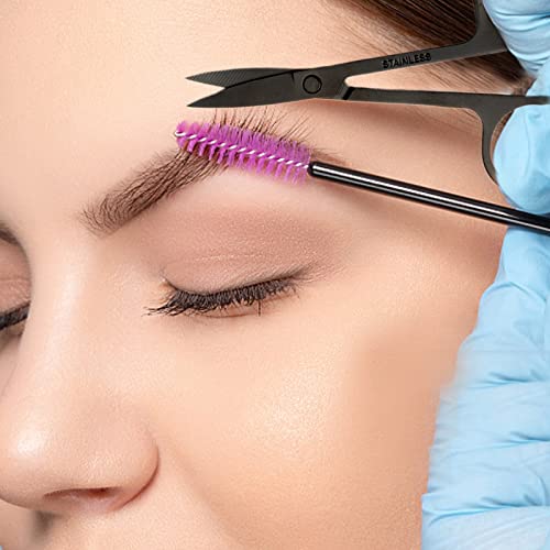 Jawflew Facial Hair Small Grooming Scissors - Eyebrow, Nose Hair & Beard Trimming Scissors For Men And Women - Professional Stainless Steel Scissors #TOP5