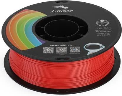Creality 3D 3301010309 Matériel D'Impression 3D Acide Polylactique (Pla) Rouge 1 Kg