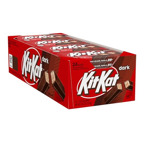 KIT KAT Dark Chocolate Wafer Candy Bars, 1.5 oz (24 Count) - Thumbnail 2