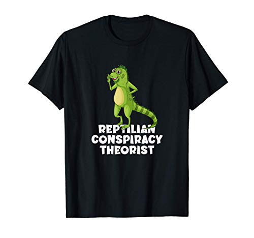 Reptilian Conspiracy Theorist Ufology Illuminati Funny Camiseta