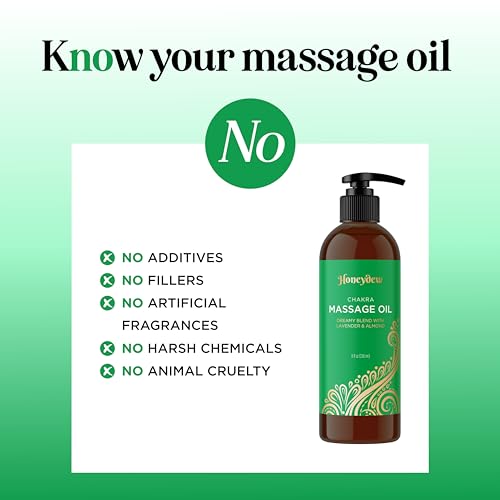Lavender Massage Oil for Massage Therapy - Aromatherapy Full Body Massage Oil for Men and Women with Coconut Oil Lavender Oil and Sweet Almond Essential Oil - Therapeutic Grade Non GMO and Vegan