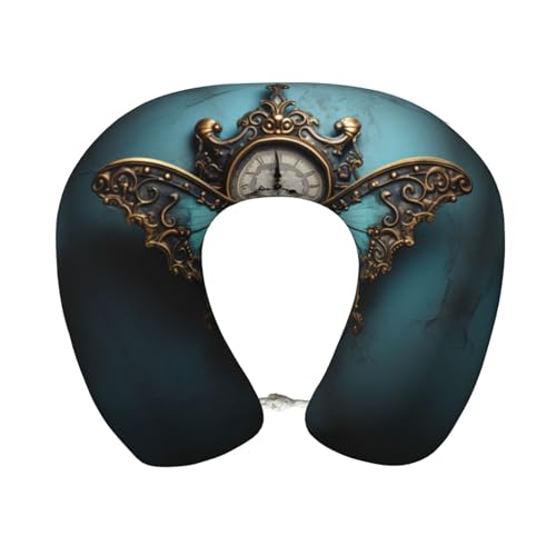 Almohada cuello de poliéster un tamaño negro miniatura 1