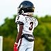 Battle Sports Football Back Plate – Hard Shell Lower Back Protector with Contoured Foam for High-Impact Protection - Youth, Black/White